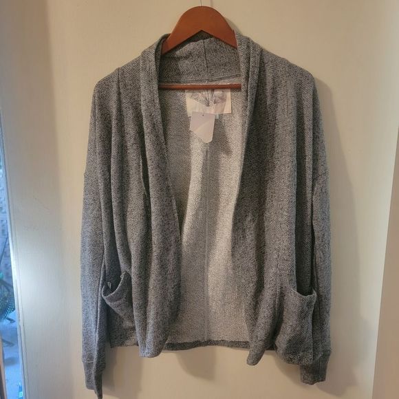 NEW Urban Outfitters•Kimchi Blue Open Waterfall Cotton Cardigan Sweater - Picture 3 of 10